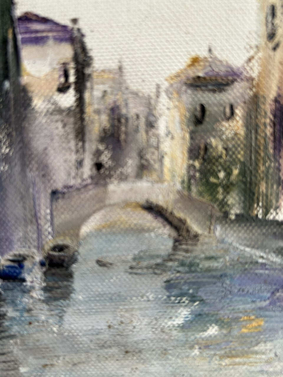 Venice View Small Oil Painting