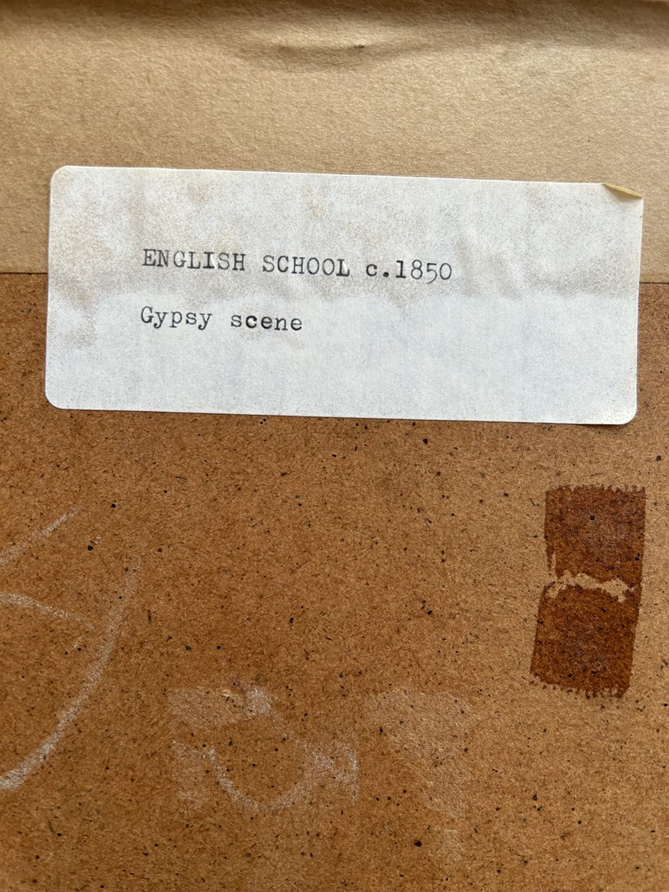 Acquerello del XIX secolo del campo dei viaggiatori