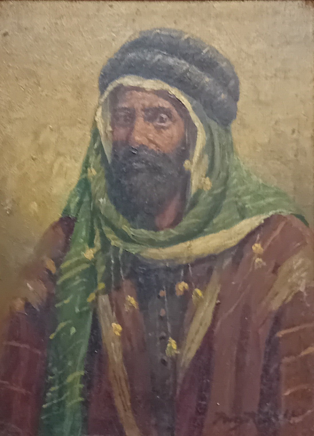 Arab Gent Oil on Board C1900