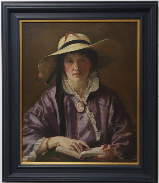 THE STRAW BONNET by Richard William West