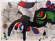 Miro Lithograph 1971 "Le Belier Fleuri" from Derrier Le Miroir, Paris