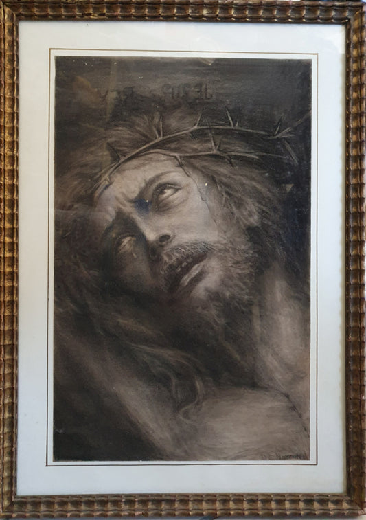 Testa di Cristo disegno