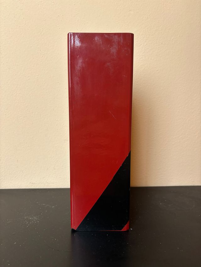 Japanese Red and Black Lacquer Vase