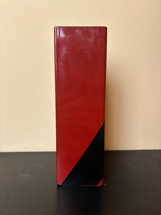 Japanese Red and Black Lacquer Vase