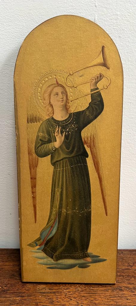 EARLY 20TH CENTURY OIL AND TEMPERA ON PANEL AFTER FRA ANGELICO X 2