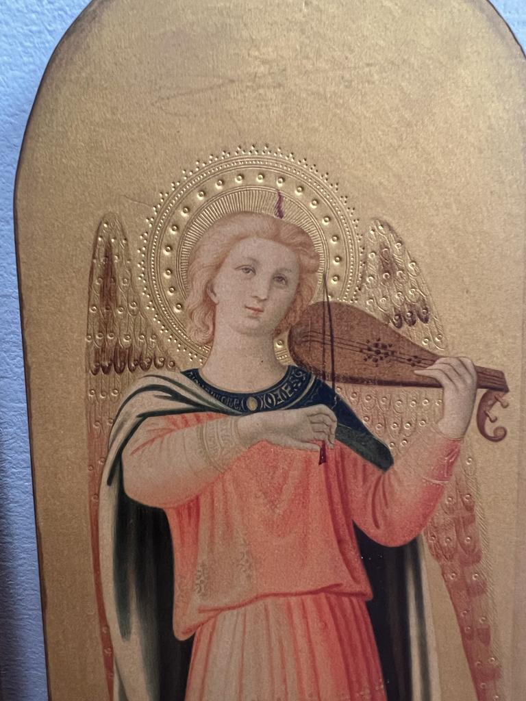 EARLY 20TH CENTURY OIL AND TEMPERA ON PANEL AFTER FRA ANGELICO X 2