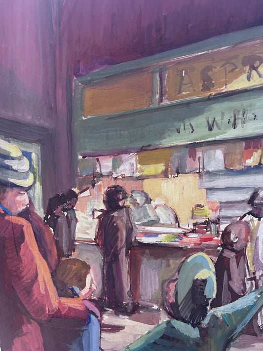 British Mid Century W.H. Smith Interior Scene