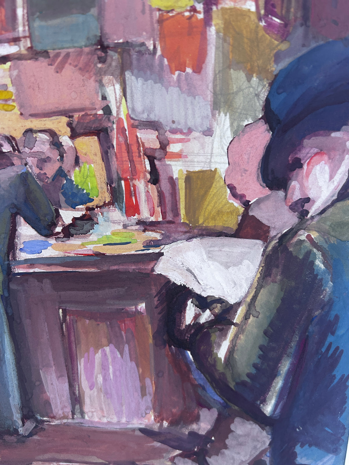 British Mid Century W.H. Smith Interior Scene