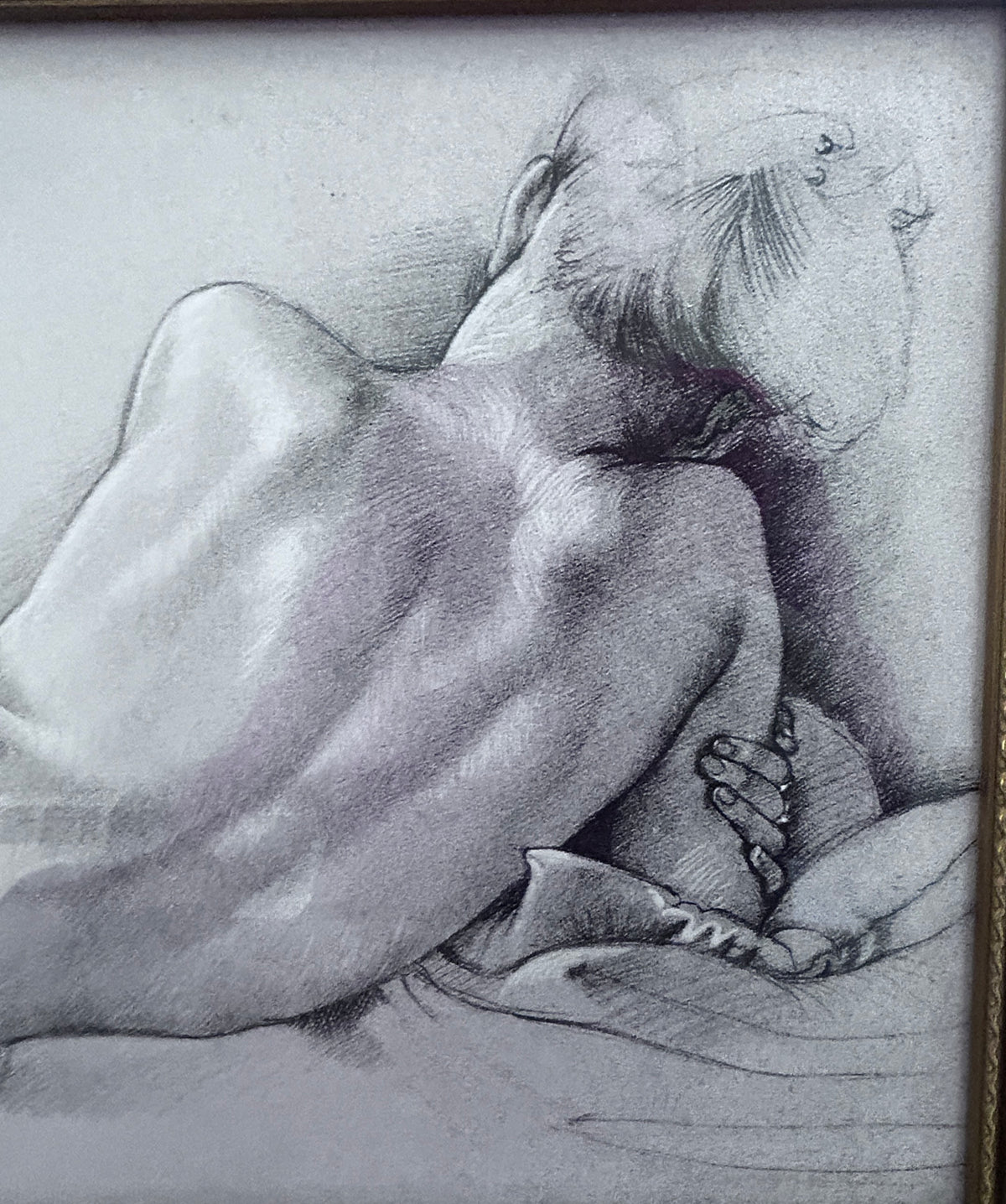 Pair of Francis Van Hove Pencil Studies Signed and Framed