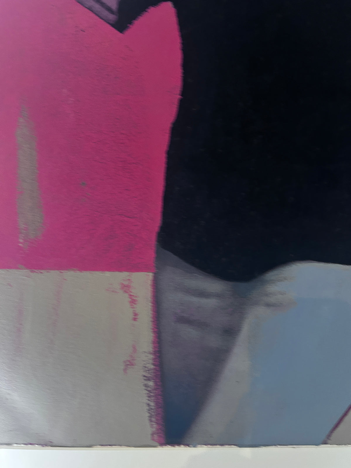 Abstract Femail Figure Oil on Board by Michael Cooper 1943-2025