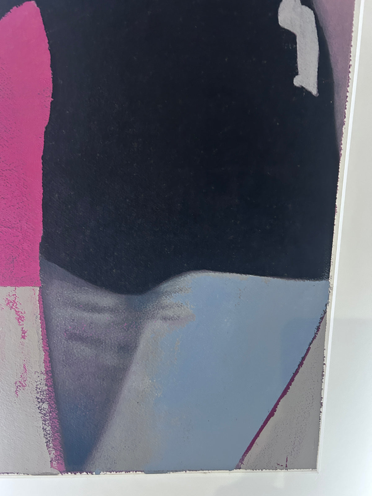 Abstract Femail Figure Oil on Board by Michael Cooper 1943-2025