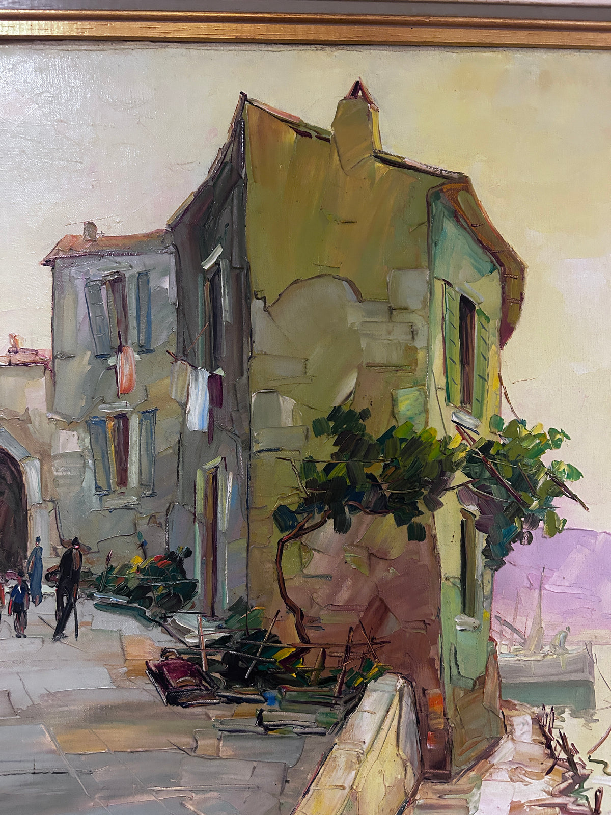Mid century Oil on Canvas by Elie Bernadac 1913-1999 French