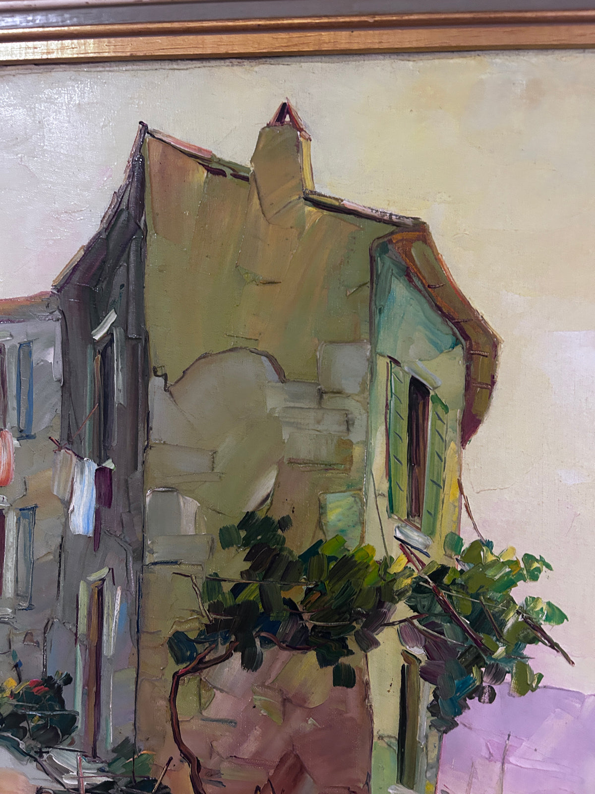 Mid century Oil on Canvas by Elie Bernadac 1913-1999 French