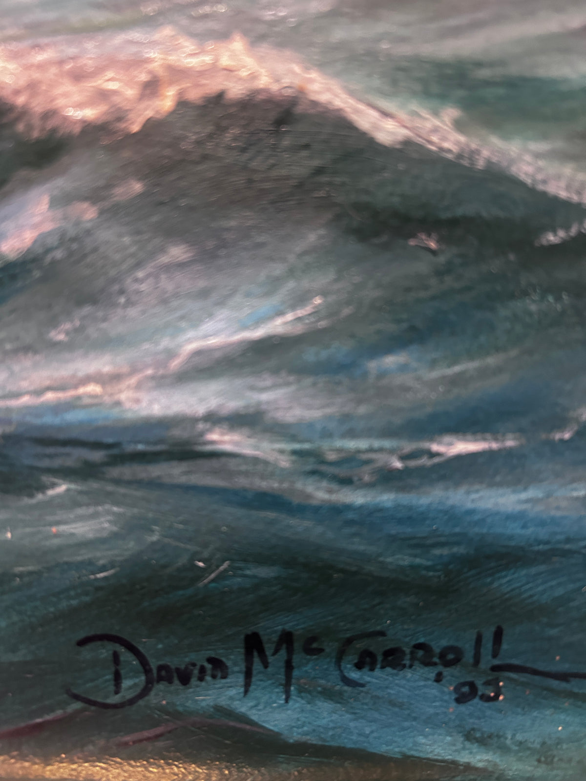 Tall Ship Oil Painting By David Mc Carroll
