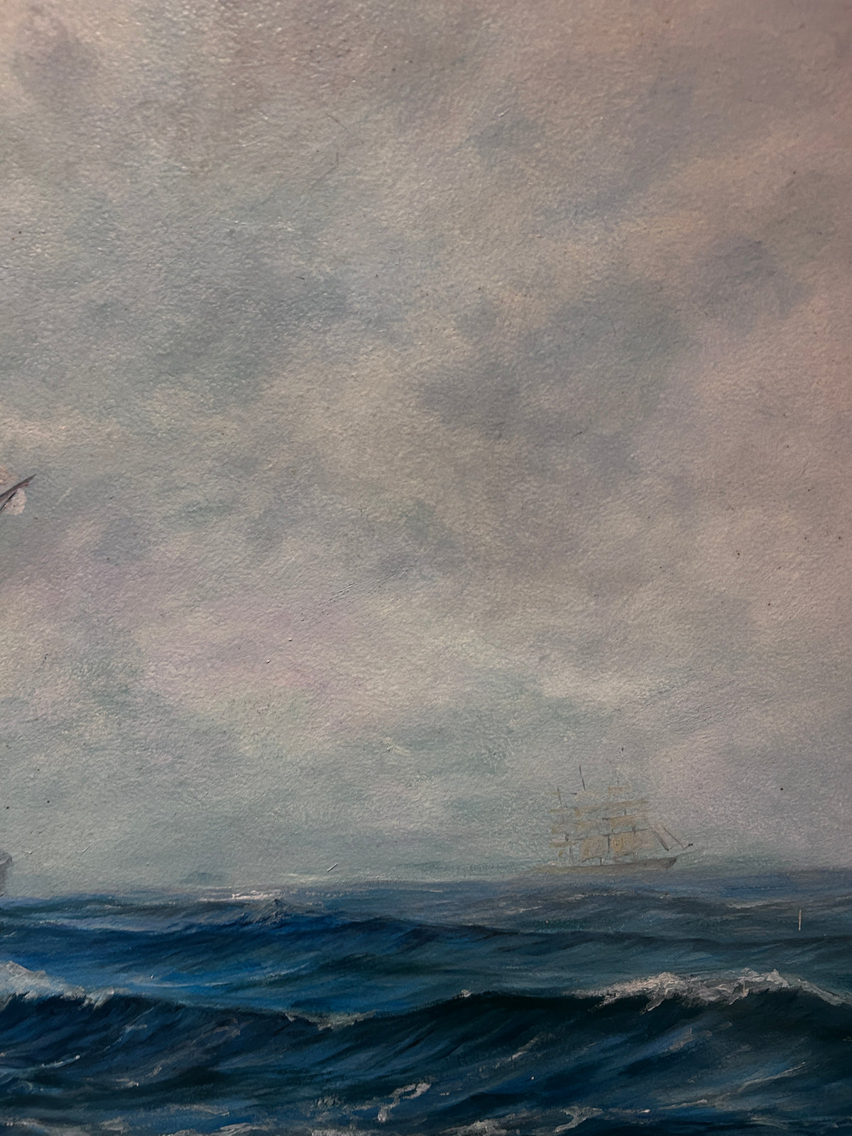 Tall Ship Oil Painting By David Mc Carroll