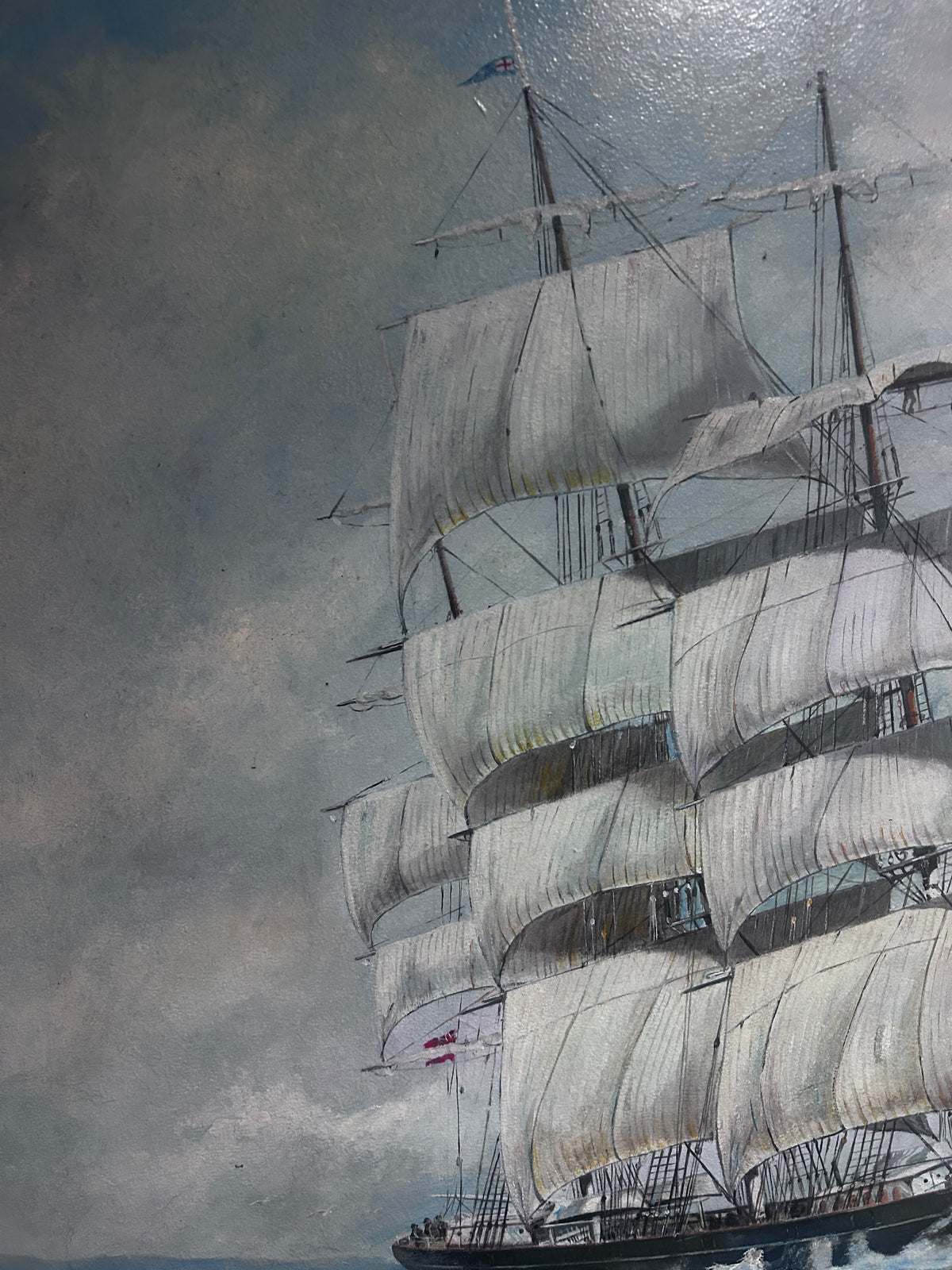 Tall Ship Oil Painting By David Mc Carroll