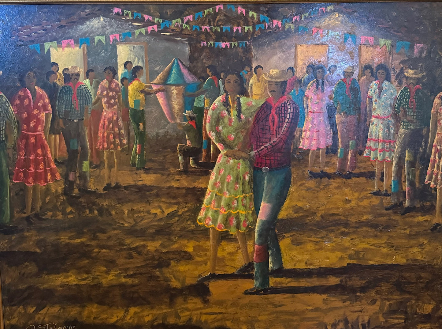 “Samba Around the Clock” By Papa Stefenos, b.1948