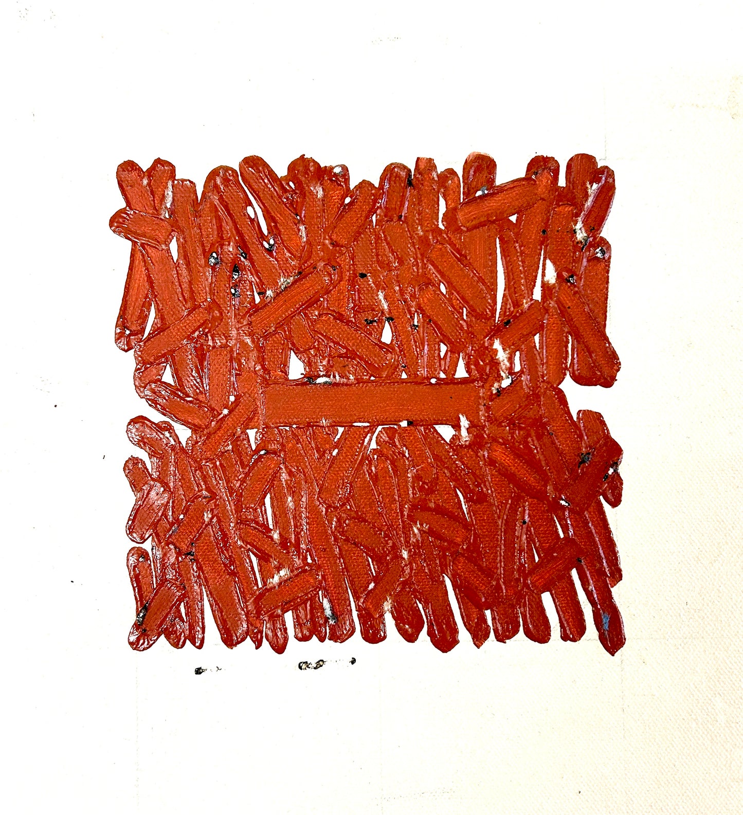 Abstract in Burnt Sienna, Artist Unknown