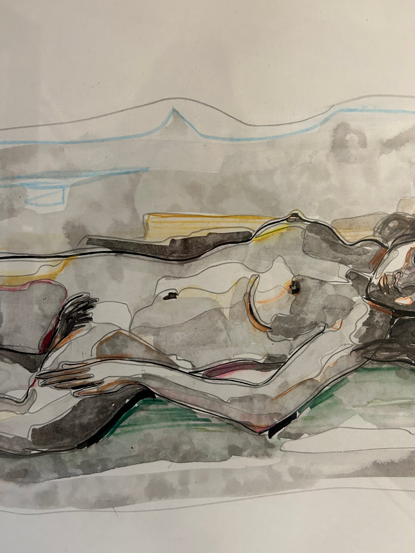 Reclining Nude by Franck Scurti