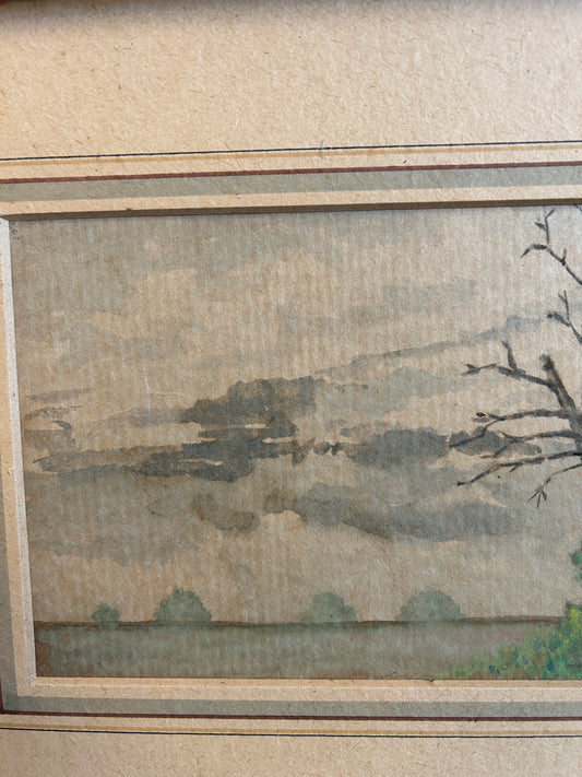 Early 20th Century Landscape Watercolour 1912