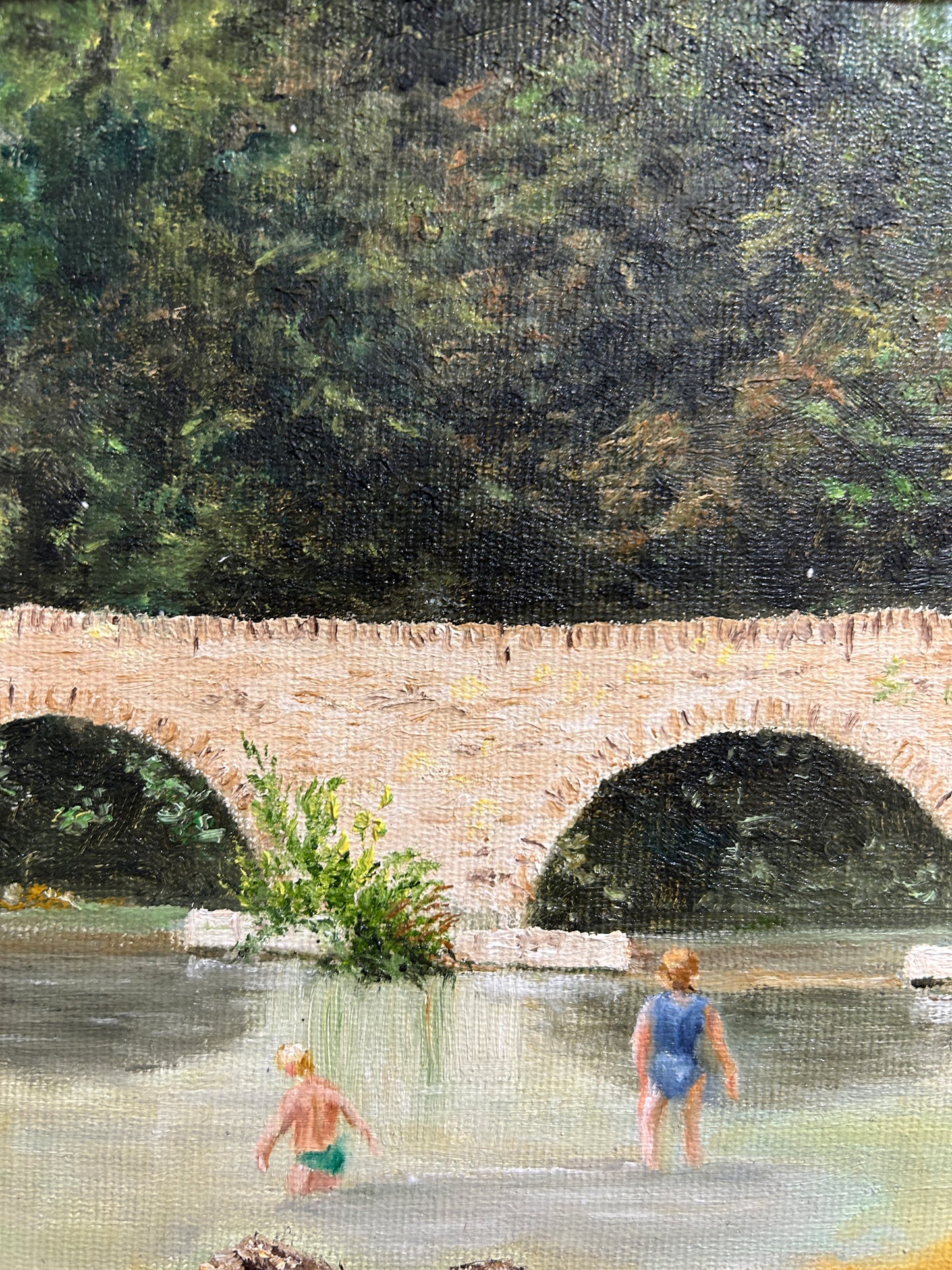 The Bridge at Le Saillant by Tom Kirkwood