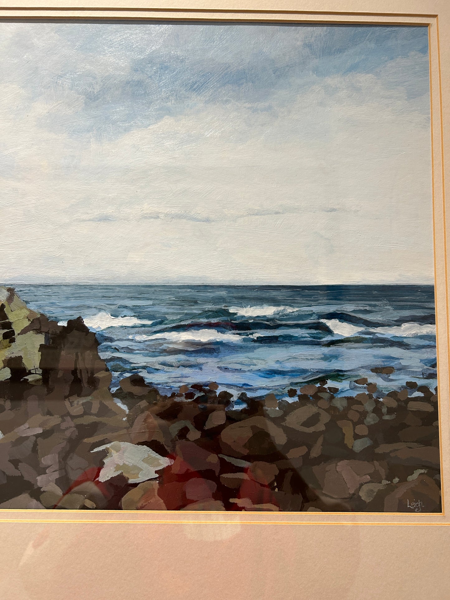 Paesaggio marino scozzese di Leigh D. Walker.