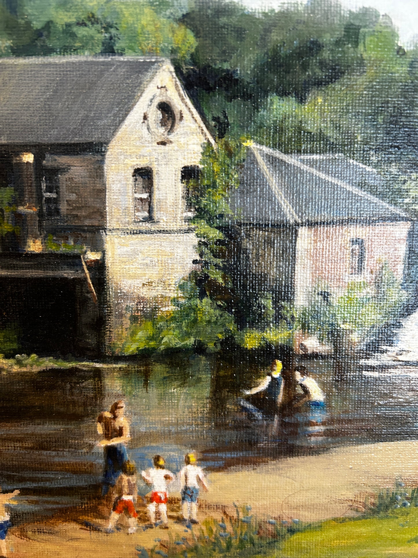 "Summer In Pollock Park"  Oil Painting