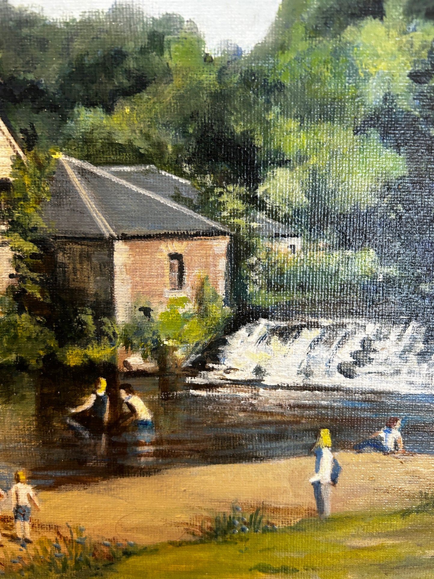 "Summer In Pollock Park"  Oil Painting