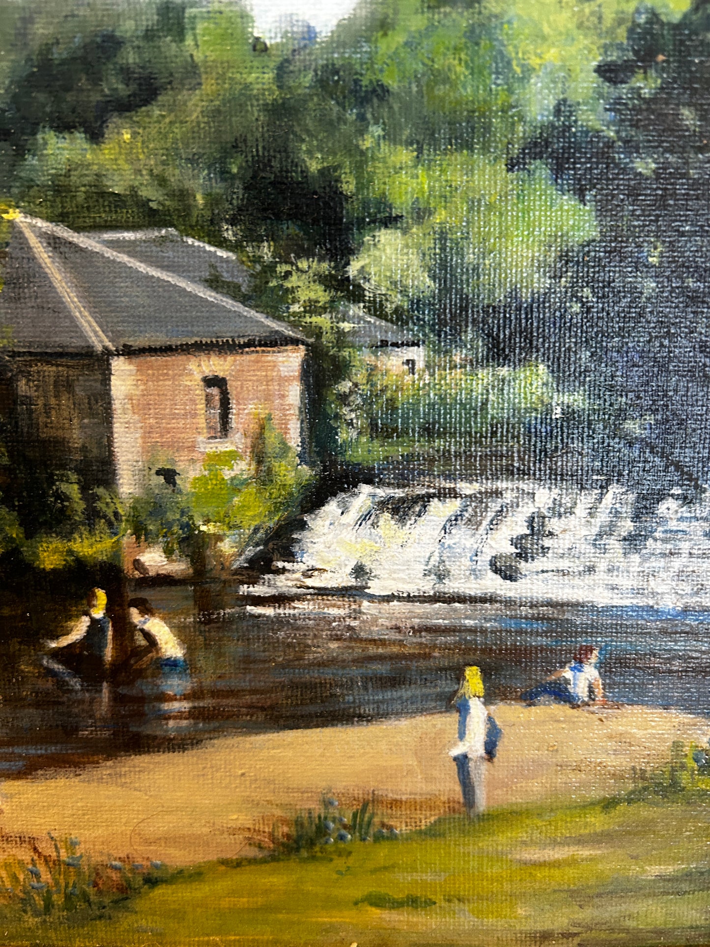 "Summer In Pollock Park"  Oil Painting
