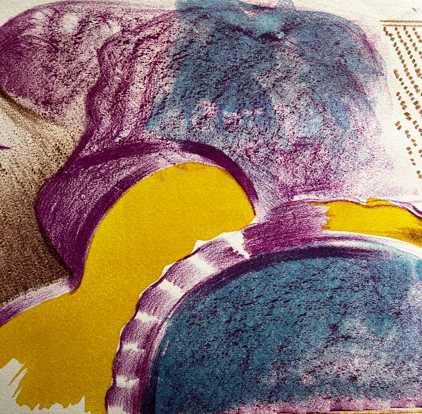 SURREALIST SIGNED  LITHOGRAPH/SCREEN PRINT  MICHEAL ROSCHLAU B.1942 GERMAN