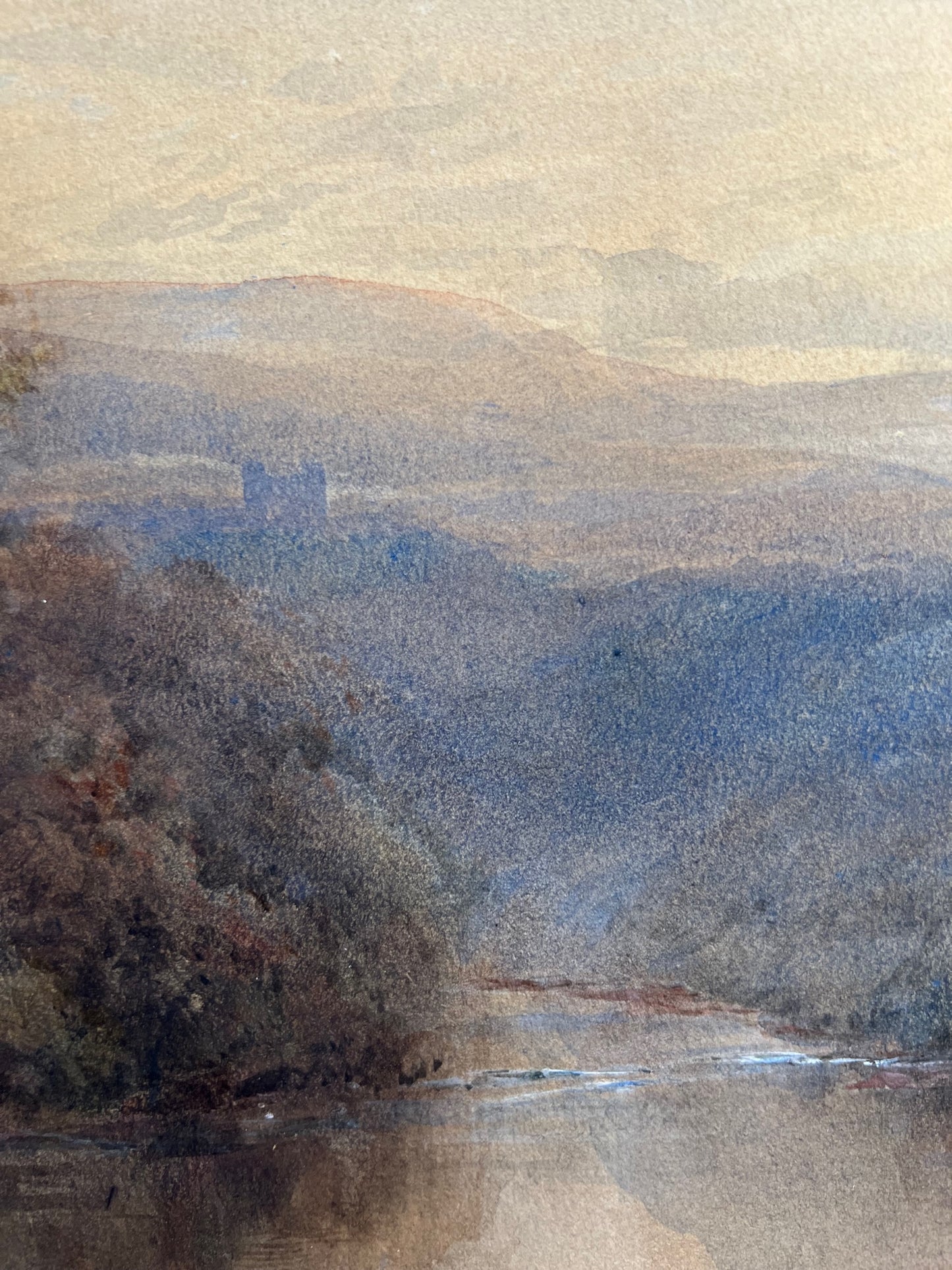 Barden Tower, Wharfedale (Yorkshire) di Edward Tucker 1830 - 1909