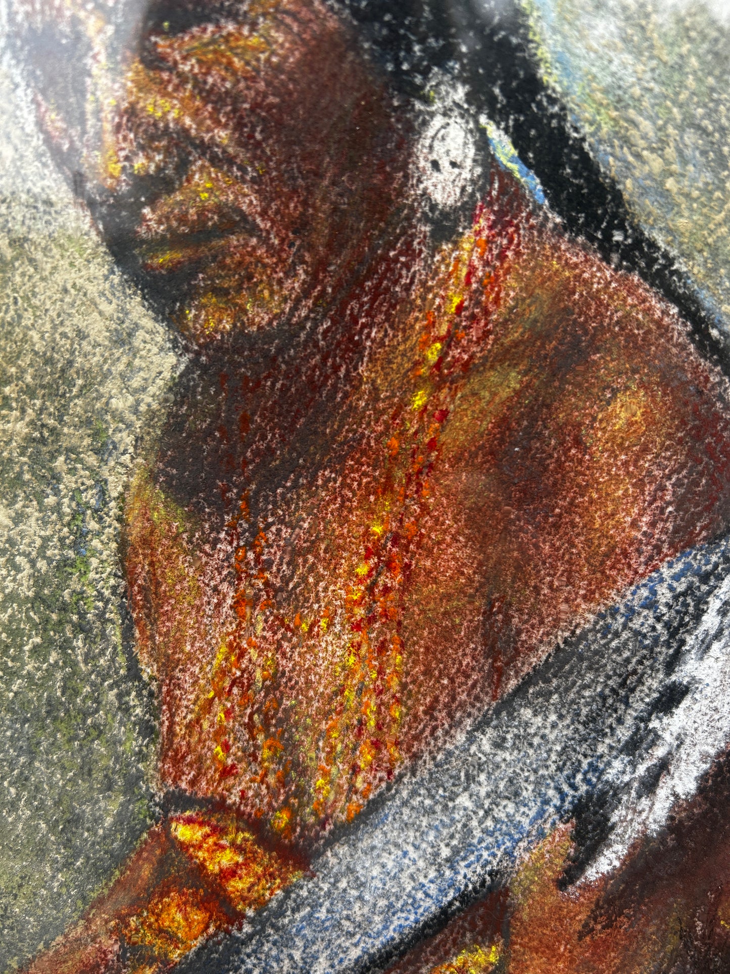 1950's "Single Warrior" American Indian Portrait