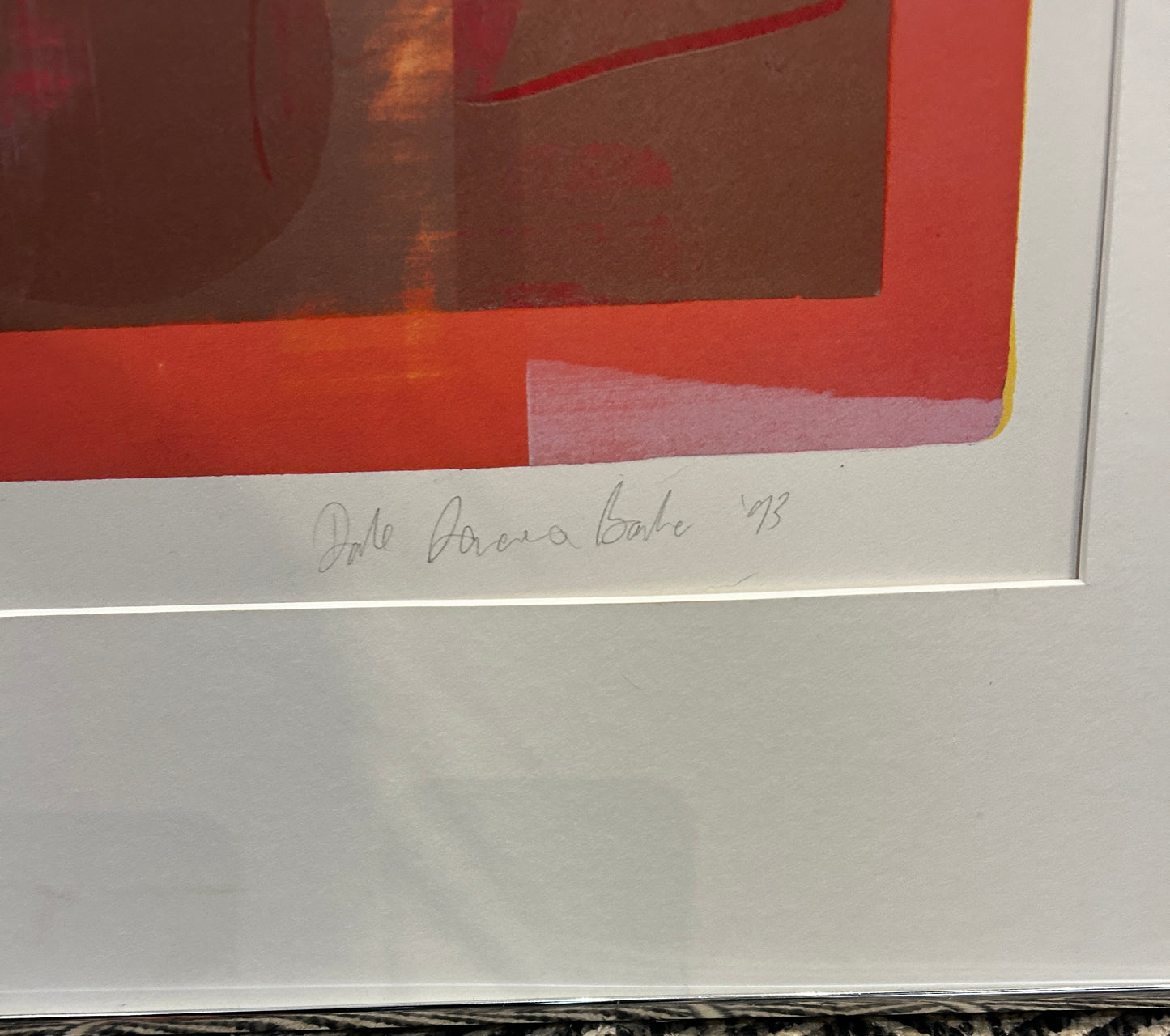 Dale Devereux Barker origianl Screenprint