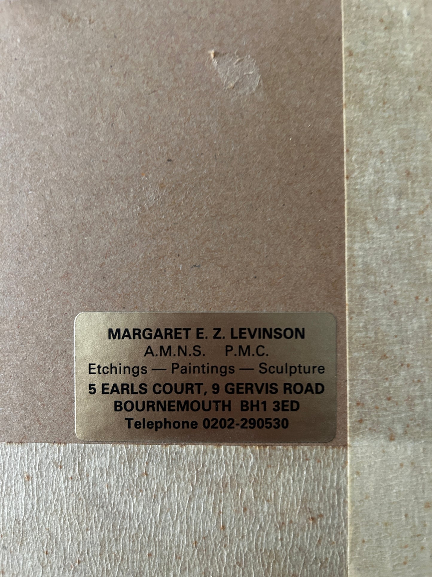 Moonlight Shore by Margaret E.L. Levinson Signed Etching