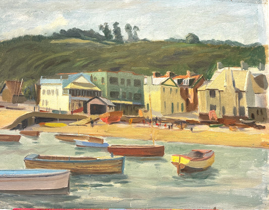 Mid century Oil on Board of Southwold