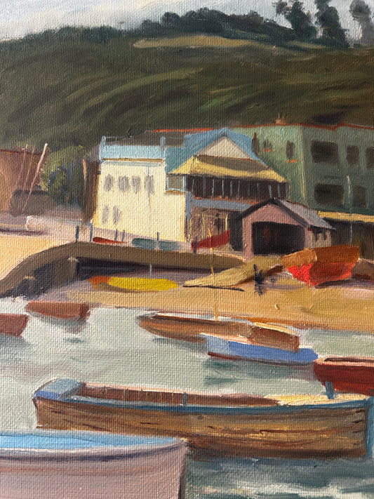 Mid century Oil on Board of Southwold