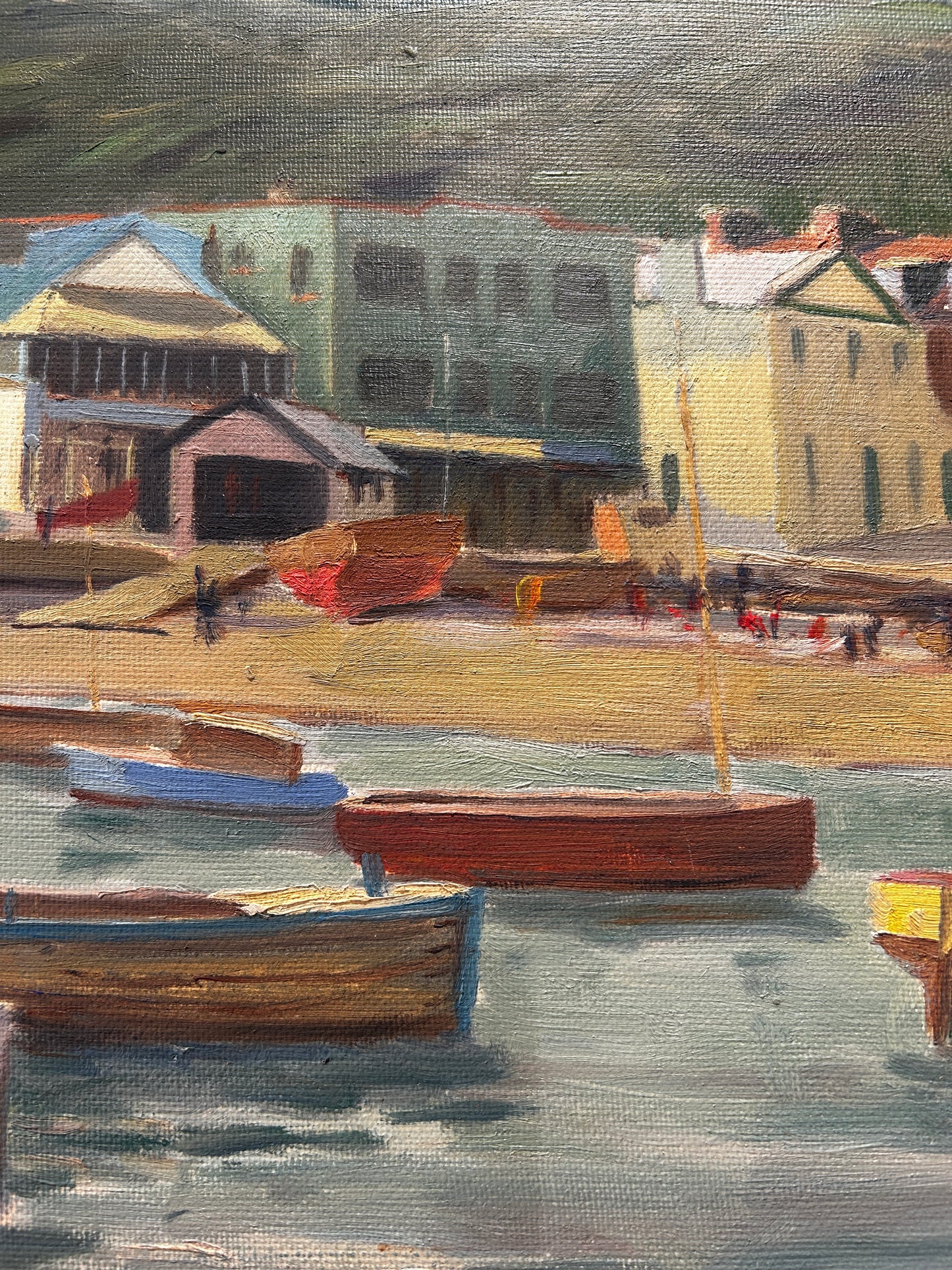 Mid century Oil on Board of Southwold