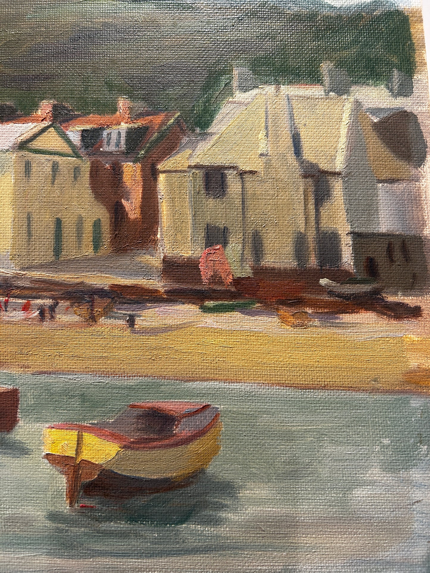 Mid century Oil on Board of Southwold