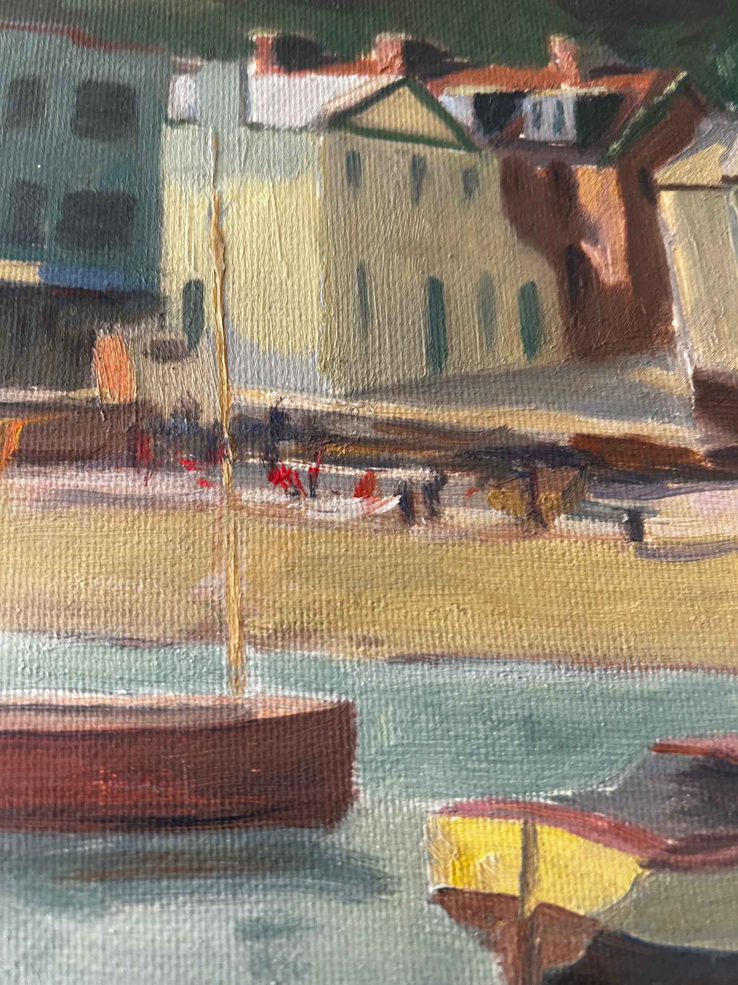 Mid century Oil on Board of Southwold