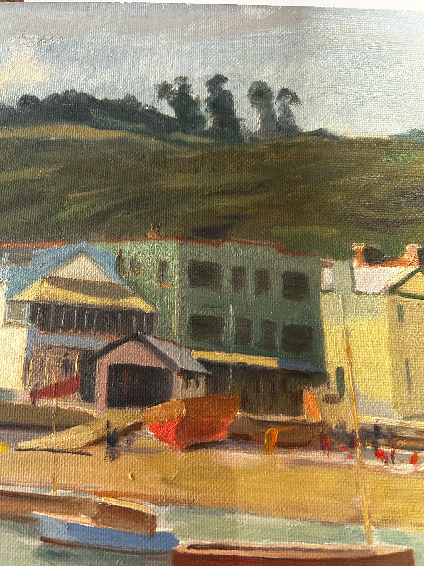 Mid century Oil on Board of Southwold