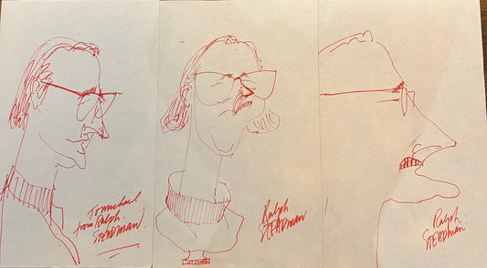 3 Drawings by Ralph Steadman