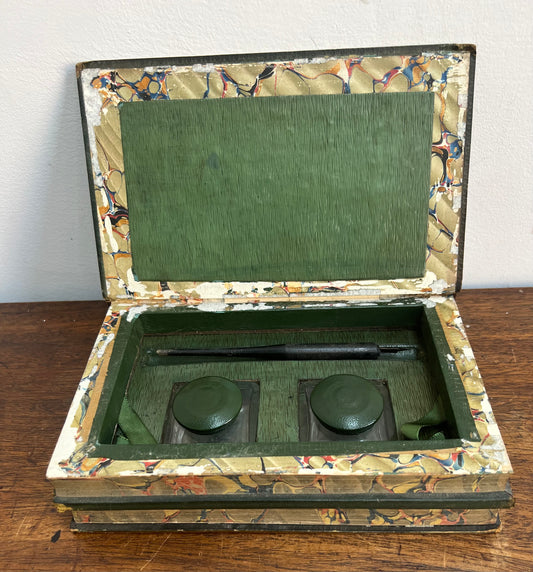 19th Century Concealed Ink Well