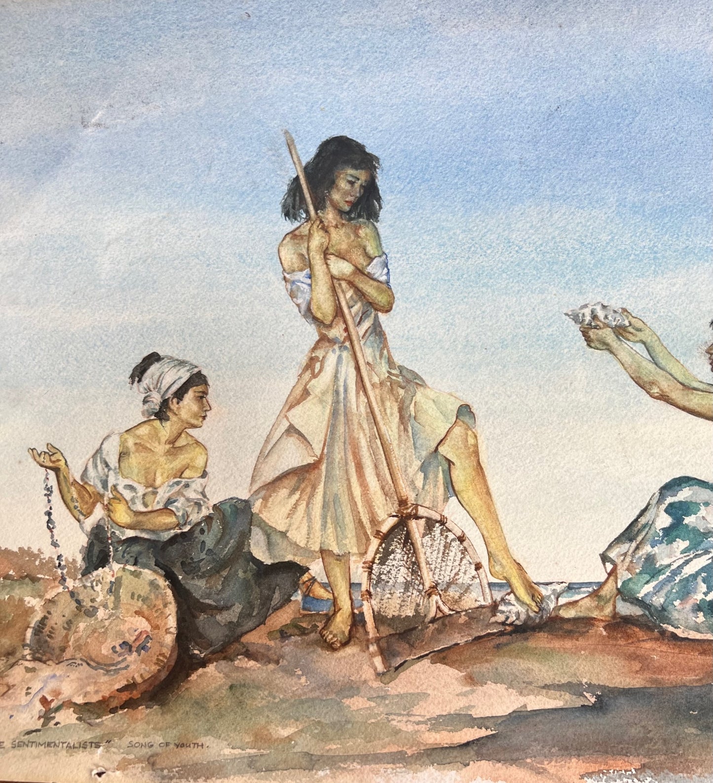 High quality watercolour After William Russell Flint