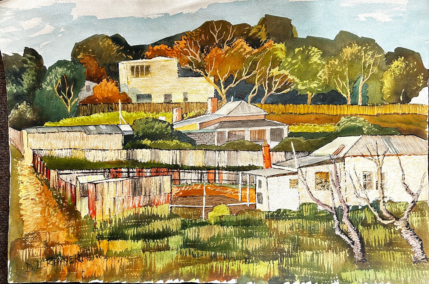 Buildings at Broken Hill By Desmond Rayner