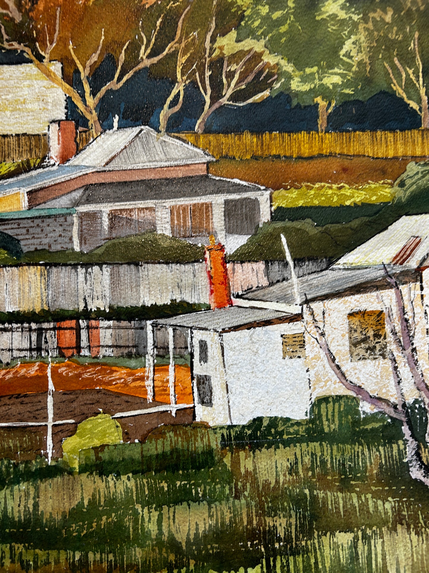 Buildings at Broken Hill By Desmond Rayner