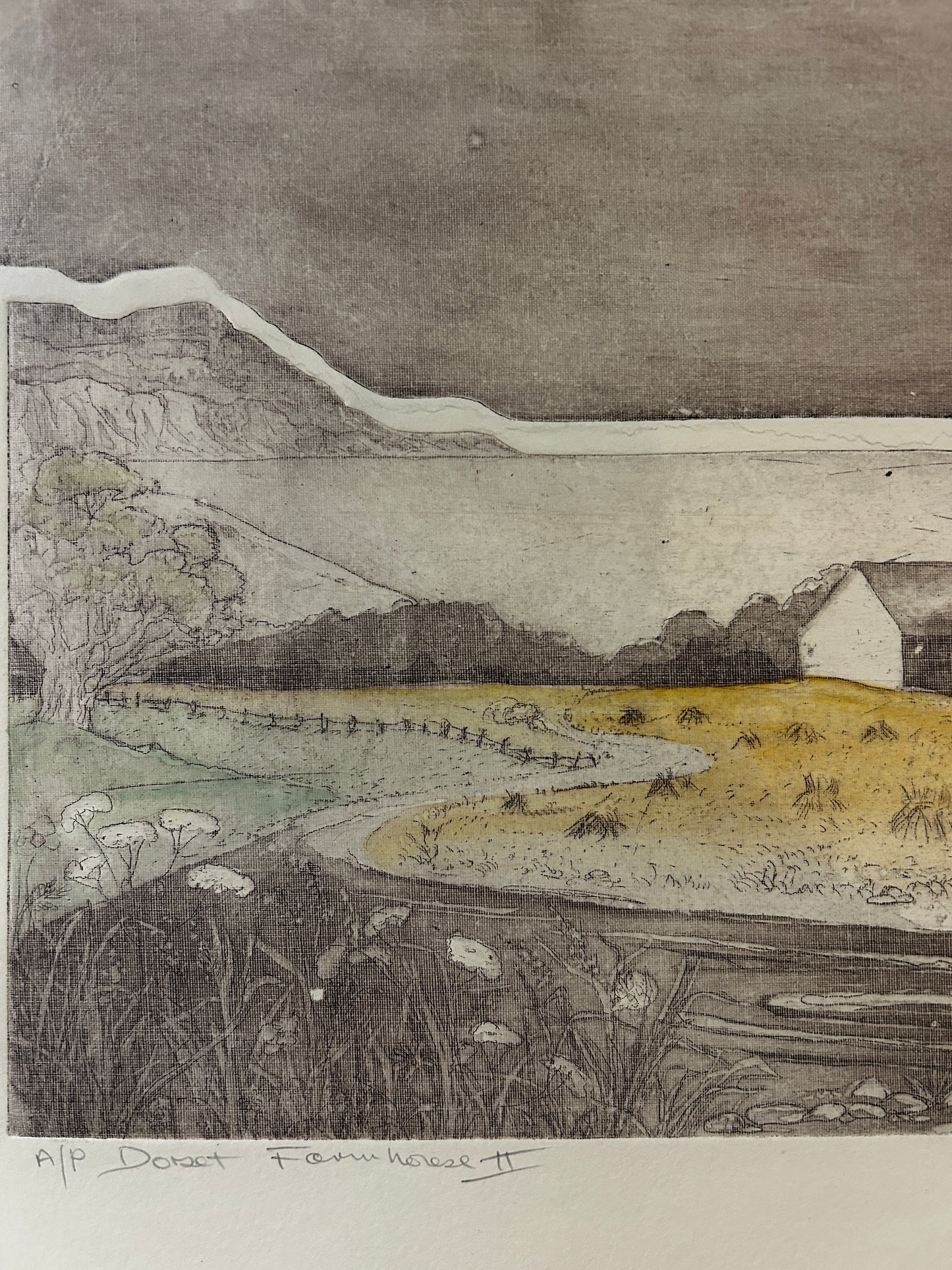 Dorset Farmhouse II by the British Artist Margaret Estelle Zelda Levinson