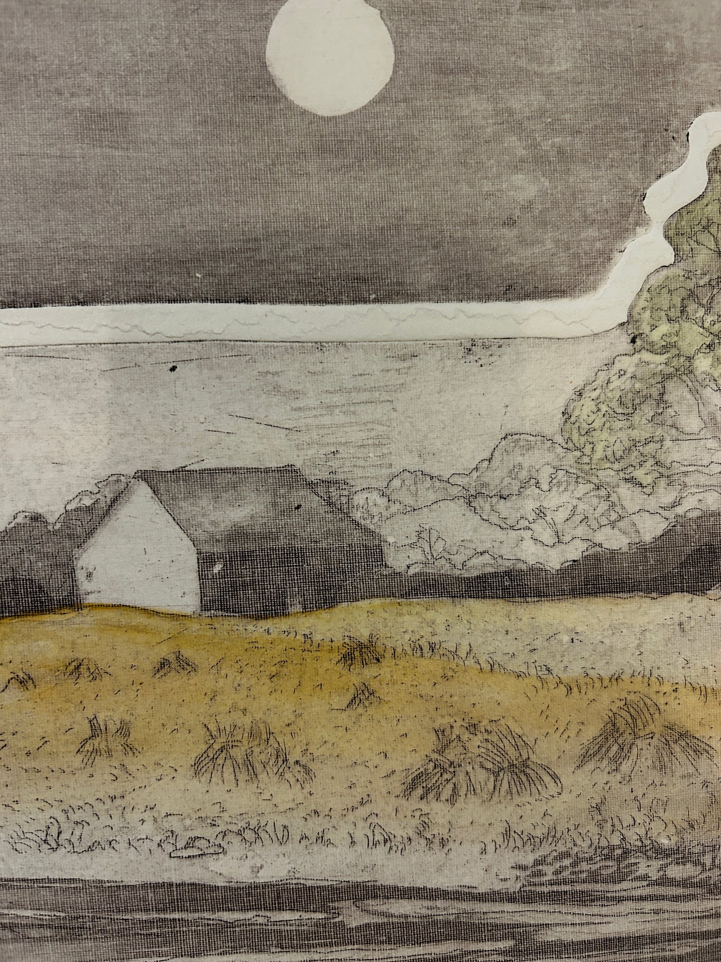 Dorset Farmhouse II by the British Artist Margaret Estelle Zelda Levinson