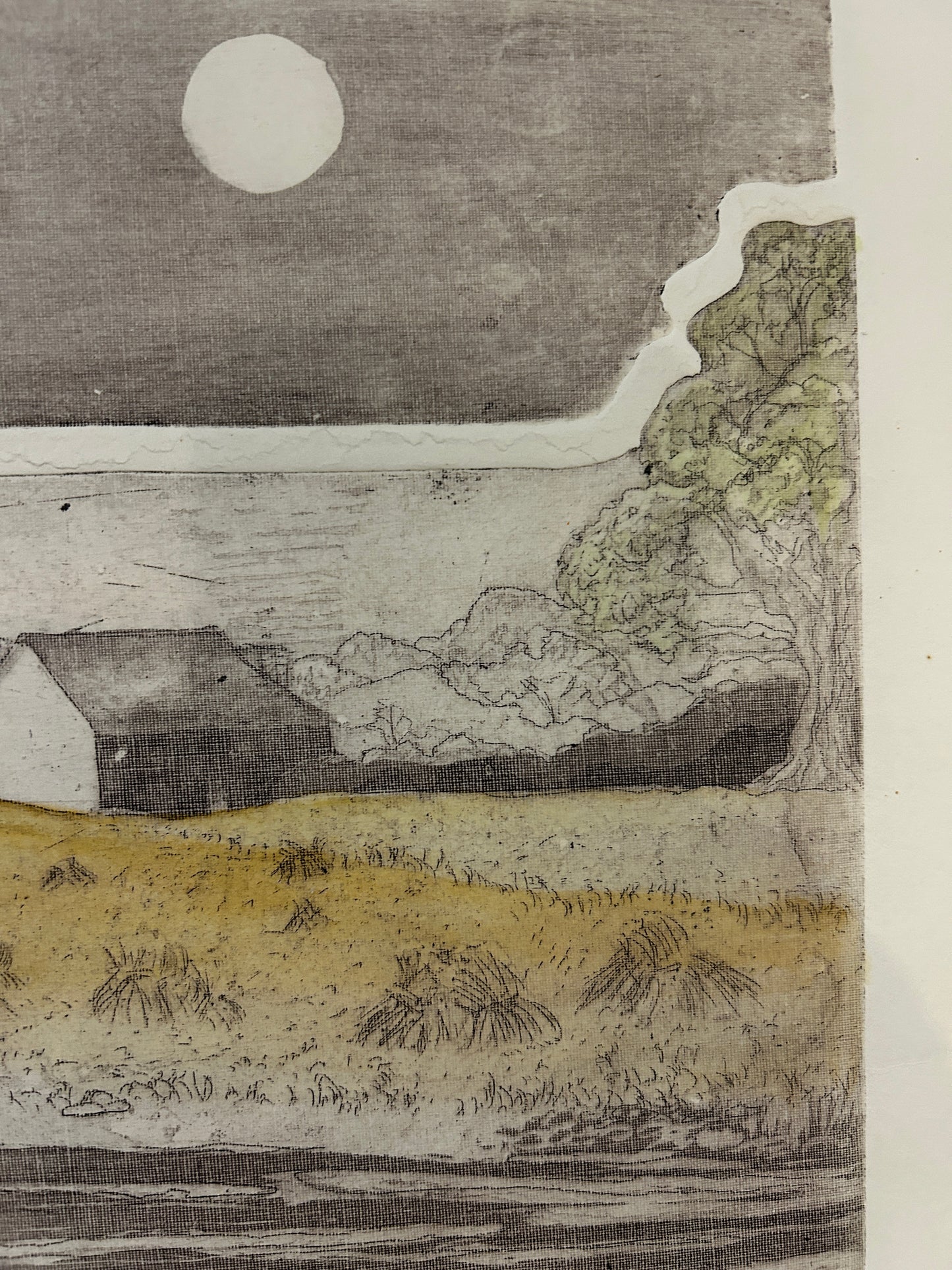 Dorset Farmhouse II by the British Artist Margaret Estelle Zelda Levinson