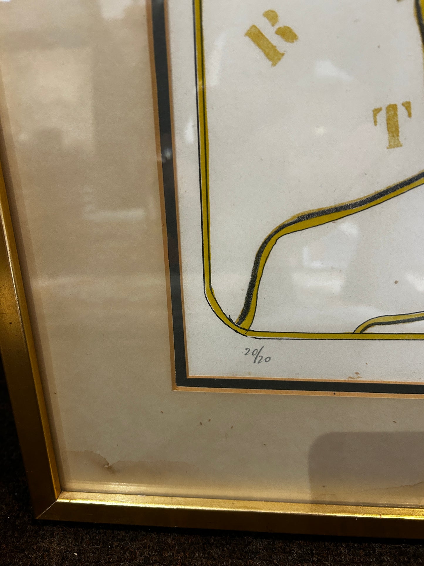 Signed and Numbered Lithograph by the Renowned Design Artist Mario Villa