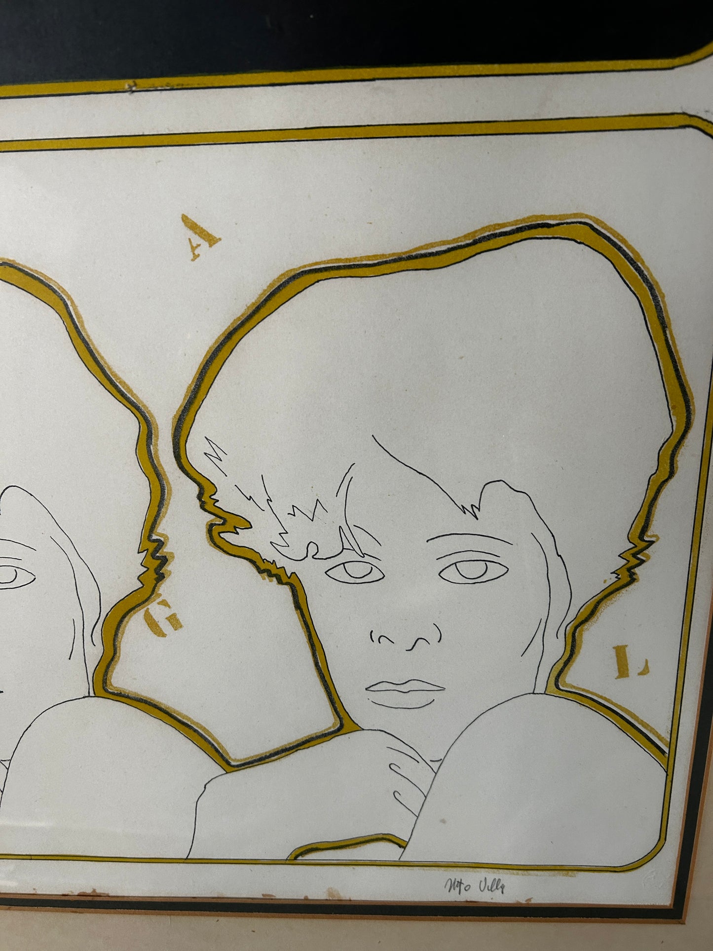 Signed and Numbered Lithograph by the Renowned Design Artist Mario Villa